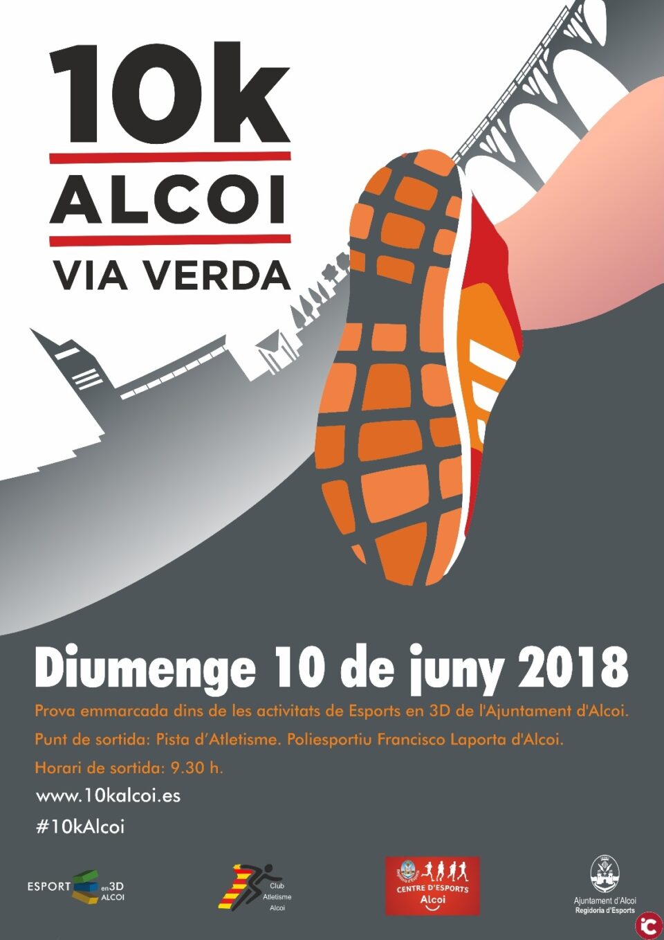 El diumenge 10 de juny tindrà lloc la tradicional cursa '10K Alcoi Via Verda'