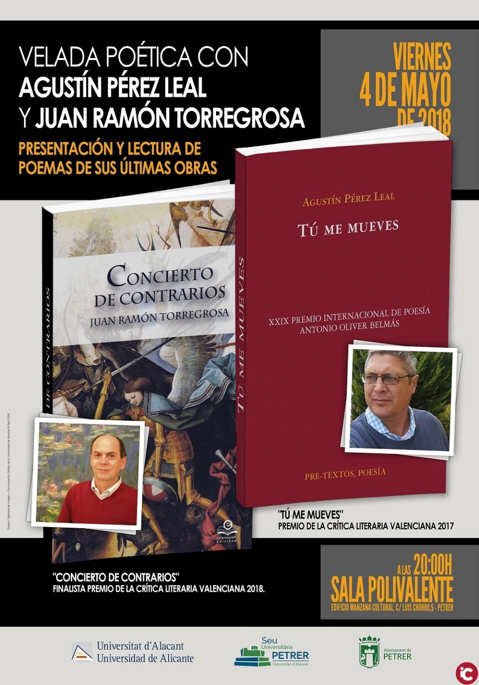 Velada poética en la Sede Universitaria de Petrer