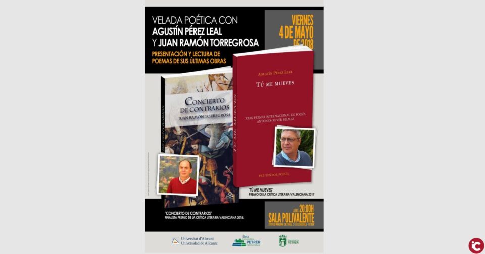 Vetlada poética amb Agustín Pérez a la Seu Universitària de Petrer