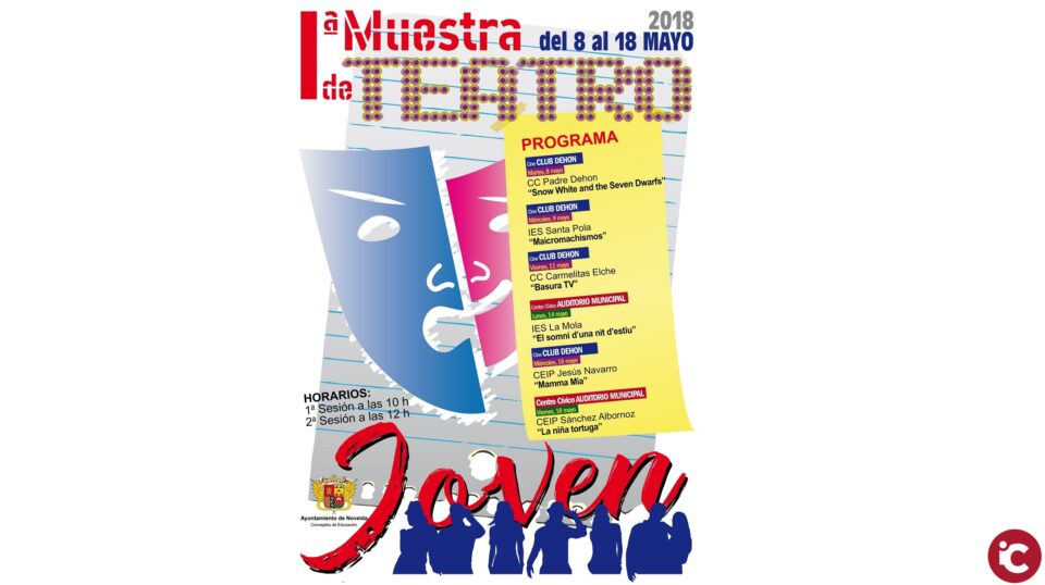 La Concejalía de Educación organiza la I Muestra de Teatro Joven