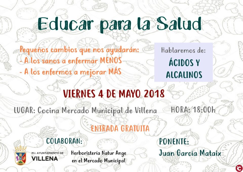 Charla de la Asociación de Celíacos de la Comunidad Valenciana organiza en el Espacio Joven de Villena