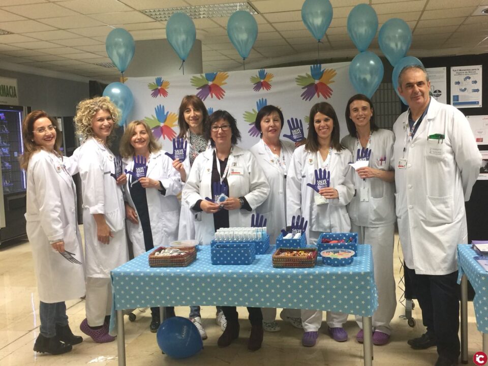 EL Departamento de Salud de Elda se une a la campaña del Día Mundial de la Higiene de Manos 5 de Mayo 2018