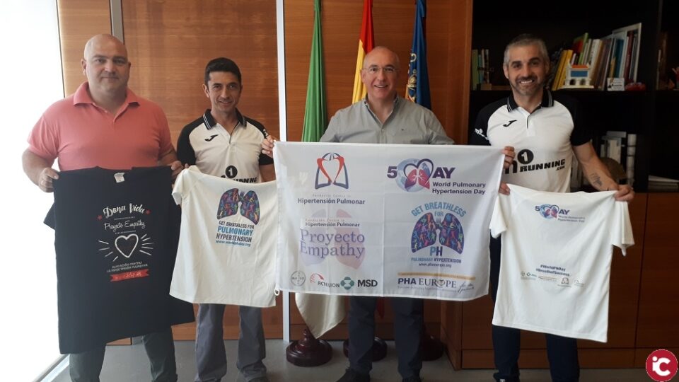 Pistoletazo de salida para el reto transvulcania el Día Internacional de la Hipertensión Pulmonar