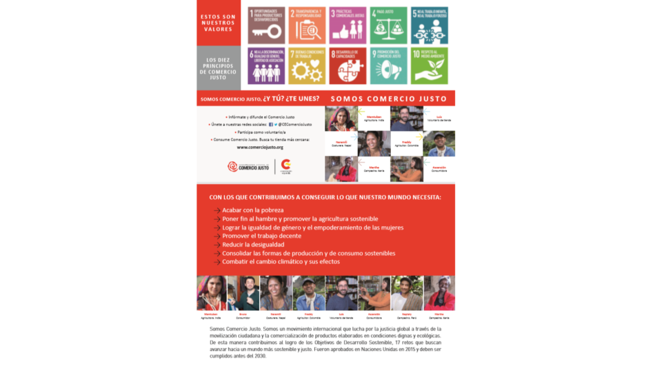 El Día Mundial del Comercio Justo destaca que un consumo más responsable reduce la desigualdad y la pobreza