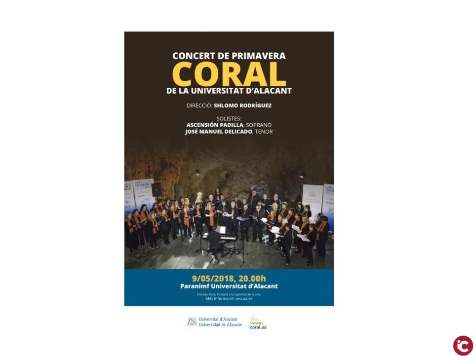 Concert de primavera de la Coral de la Universitat d'Alacant