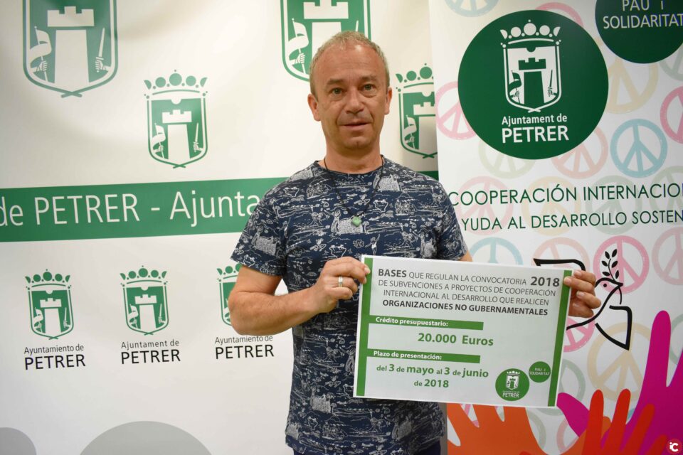 La concejalía de Paz y Solidaridad informa que se ponen en marcha las subvenciones a proyectos de cooperación internacional 2018