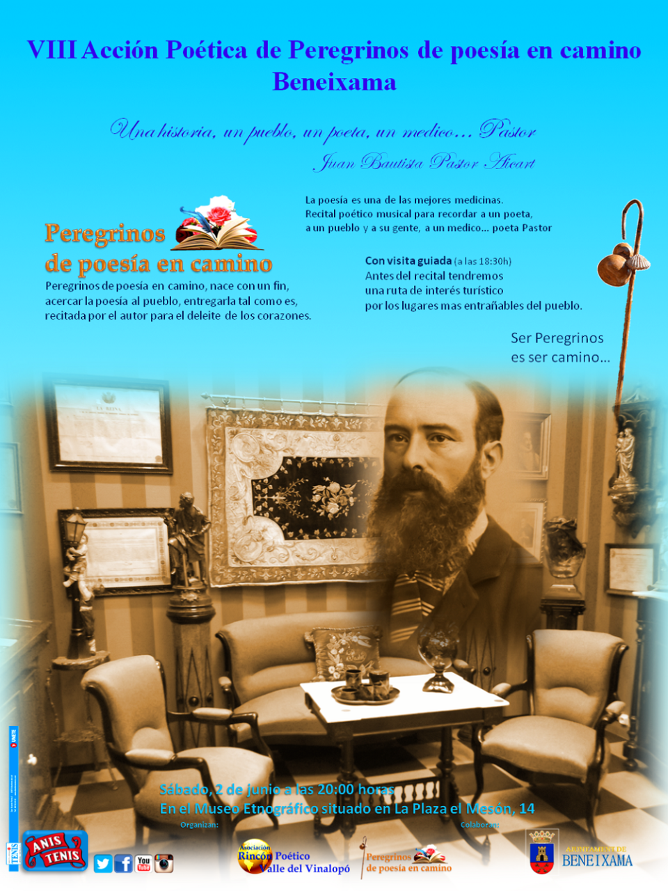 VIII Acción poética de Peregrinos de poesía en camino Beneixama