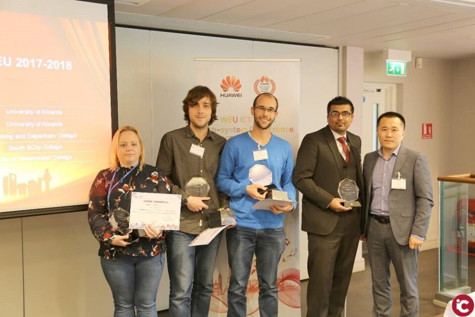 Un estudiant de la UA entre els sis europeus seleccionats per a la fase final de la competició mundial de Huawei a la Xina