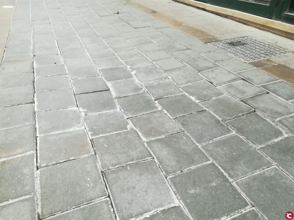 PSOE VILLENA: Nota de prensa sobre estado calle Ramón y Cajal