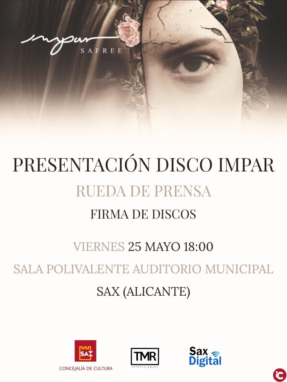 Safree presenta su nuevo trabajo "Impar" en Sax