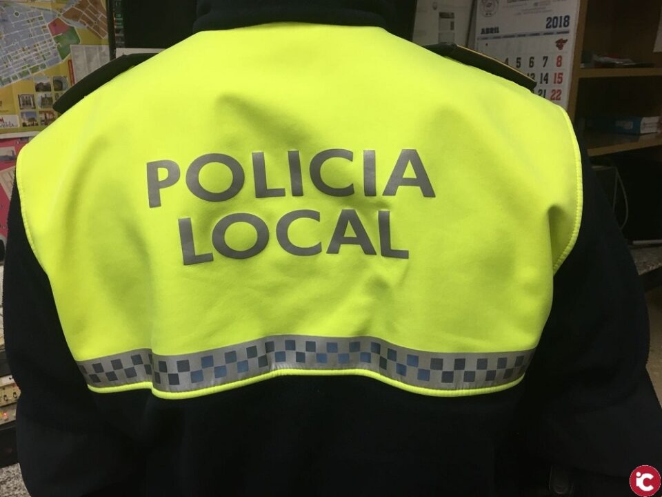 La Policía Local detiene a un individuo por atentado contra la autoridad