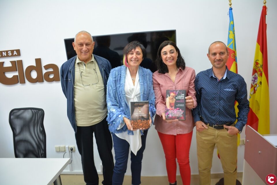Elia Barcelo presentará la reedición de sus novelas El secreto del orfebre y Las largas sombras en Elda