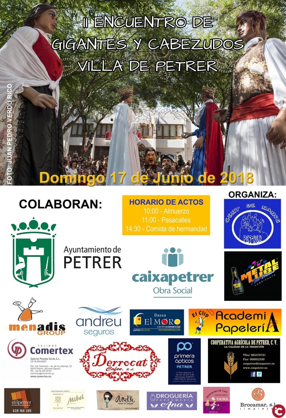 II encuentro de Collas de nanos i gegants Villa de Petrer