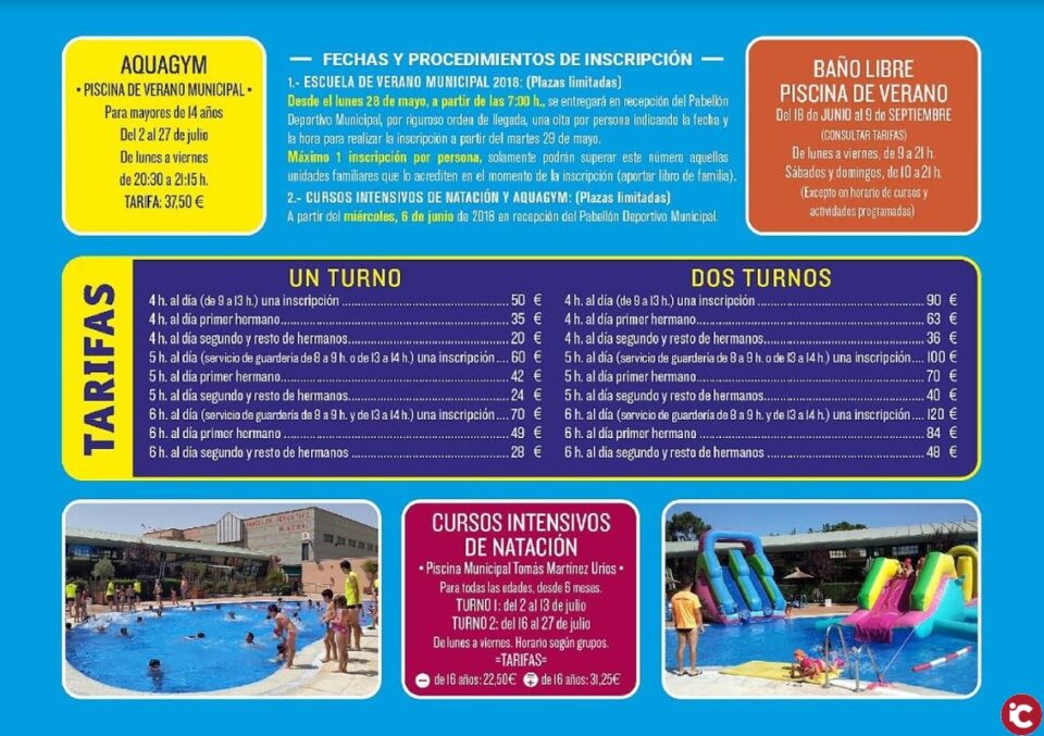 Comienza el proceso de inscripción de la escuela de verano municipal