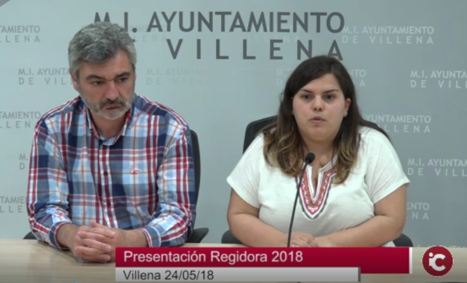Información sobre el acto de presentación de las regidoras Mayor e Infantil