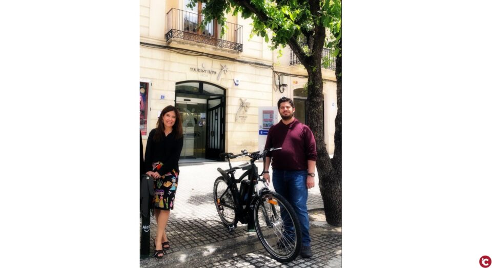 Aparcament de bicicletes per a turistes