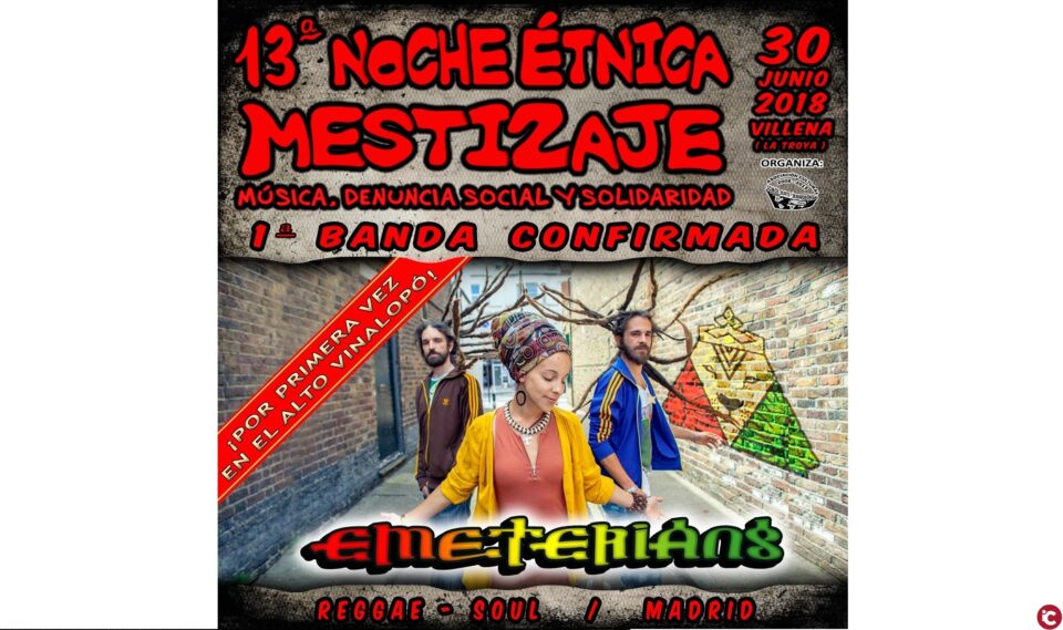 Fiesta Presentación de la 13ªNoche Étnica Mestizaje