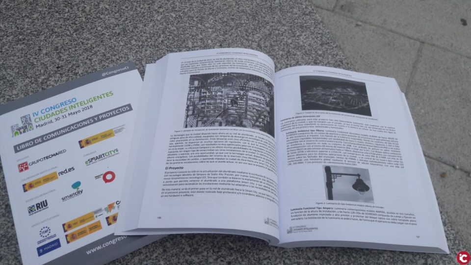 Alcoi presenta les lluminàries Intel·ligents dels polígons al Congrés Nacional d'Smart Cities