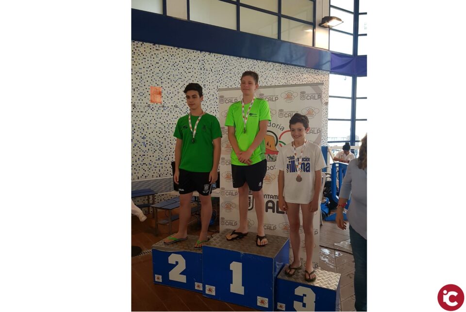 Tres pódium para el Club Natación Villena en la fase provincial de los Jocs Sportius