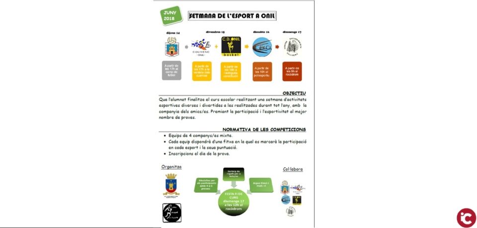Setmana de l`esport 2018