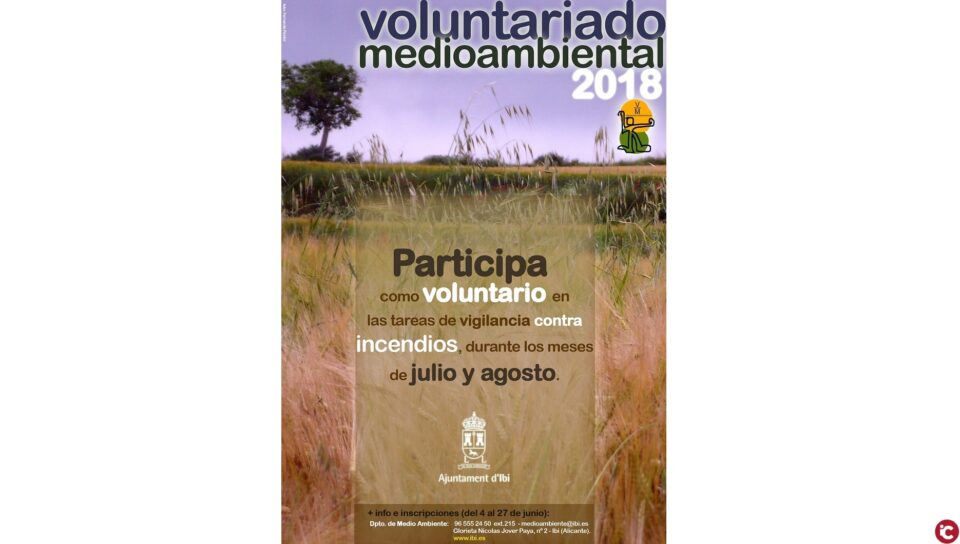 Abierto el plazo de inscripción para el voluntariado medioambiental