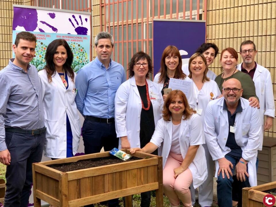 Un huerto terapéutico en el Hospital de Elda para la Unidad de Salud Mental