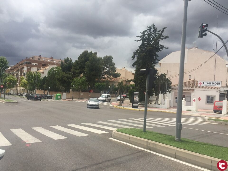 Inicio de las obras de la rotonda de la Cruz Roja de Ibi