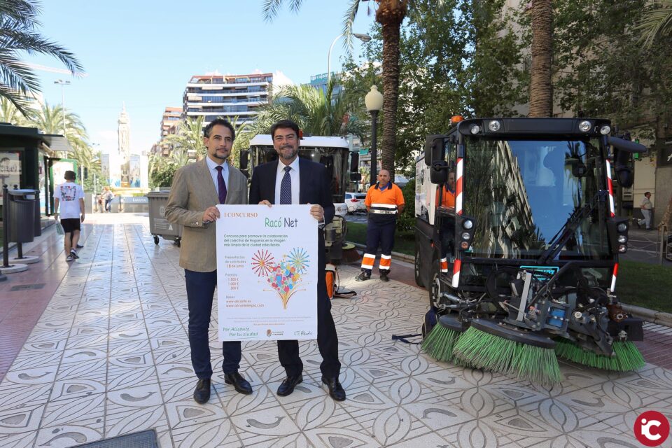 El alcalde de Alicante presenta el primer concurso de limpieza 'Racó Net' para barracas y racós durante las fiestas de Hogueras