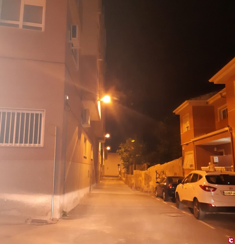 Nueva iluminación en la Calle Murillo de Monóvar