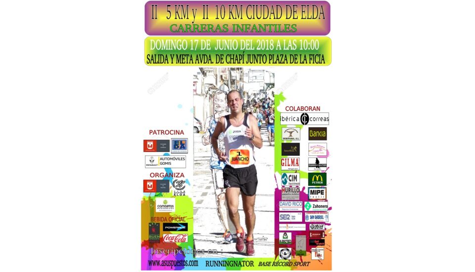 El Ciudad de Elda de 5 y 10 kilómetros se disputa el domingo