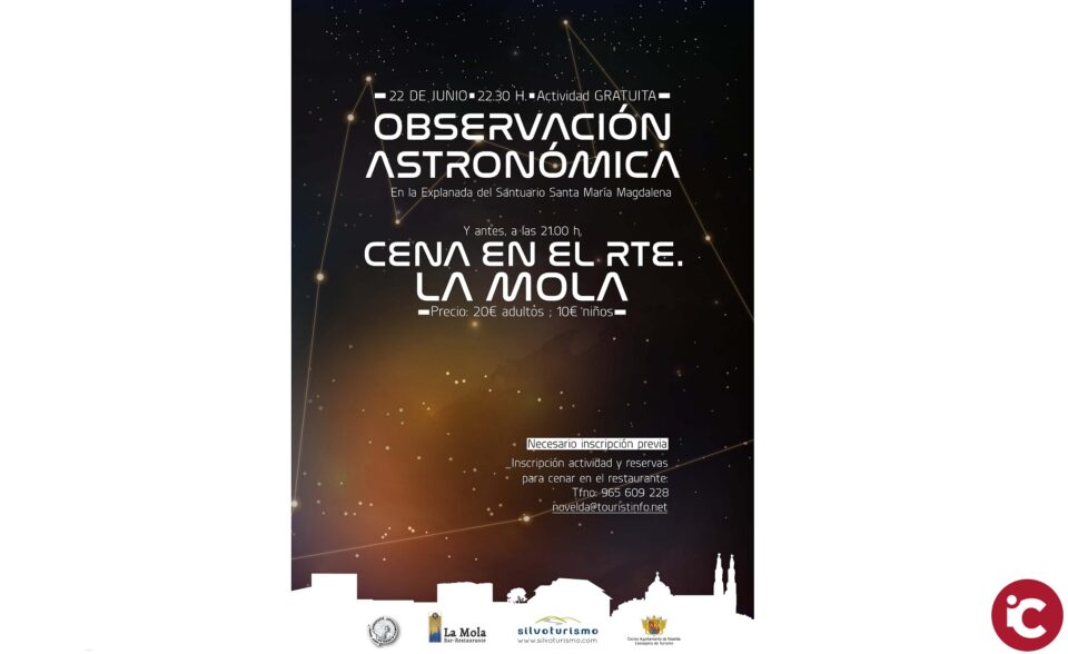Turismo propone una actividad de observación estelar en La Mola