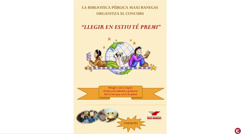 Publicades les bases del concurs "Llegir en estiu té premi"