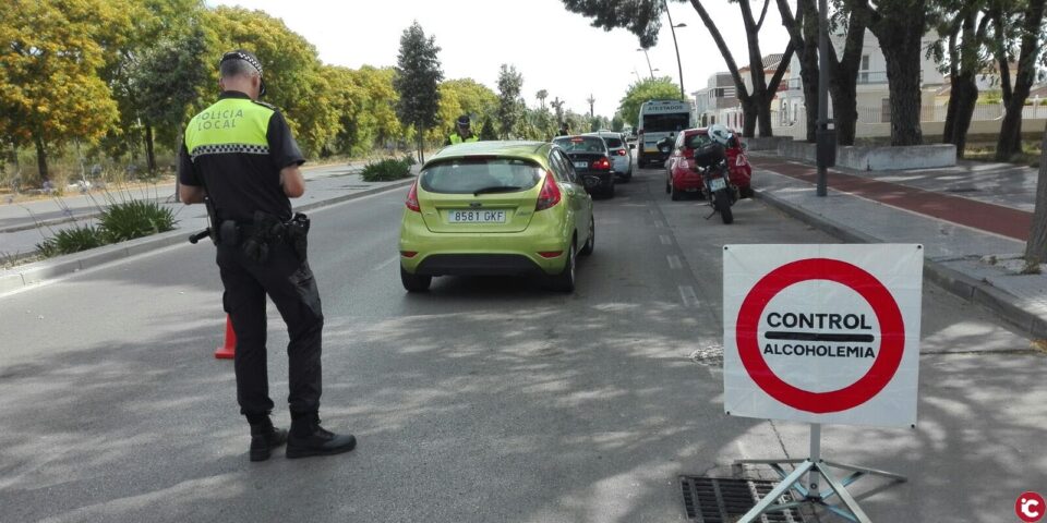 Campaña de control de alcoholemia realizada en Sax