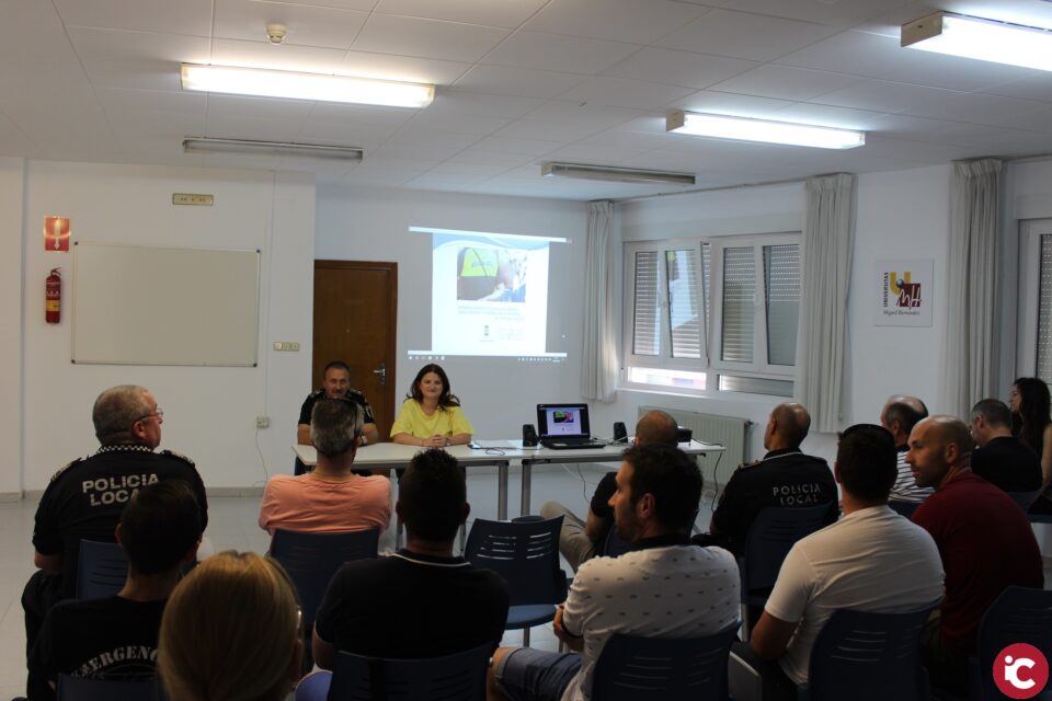 Sesiones formativas en Ibi sobre violencia de género para cuerpos y fuerzas de seguridad