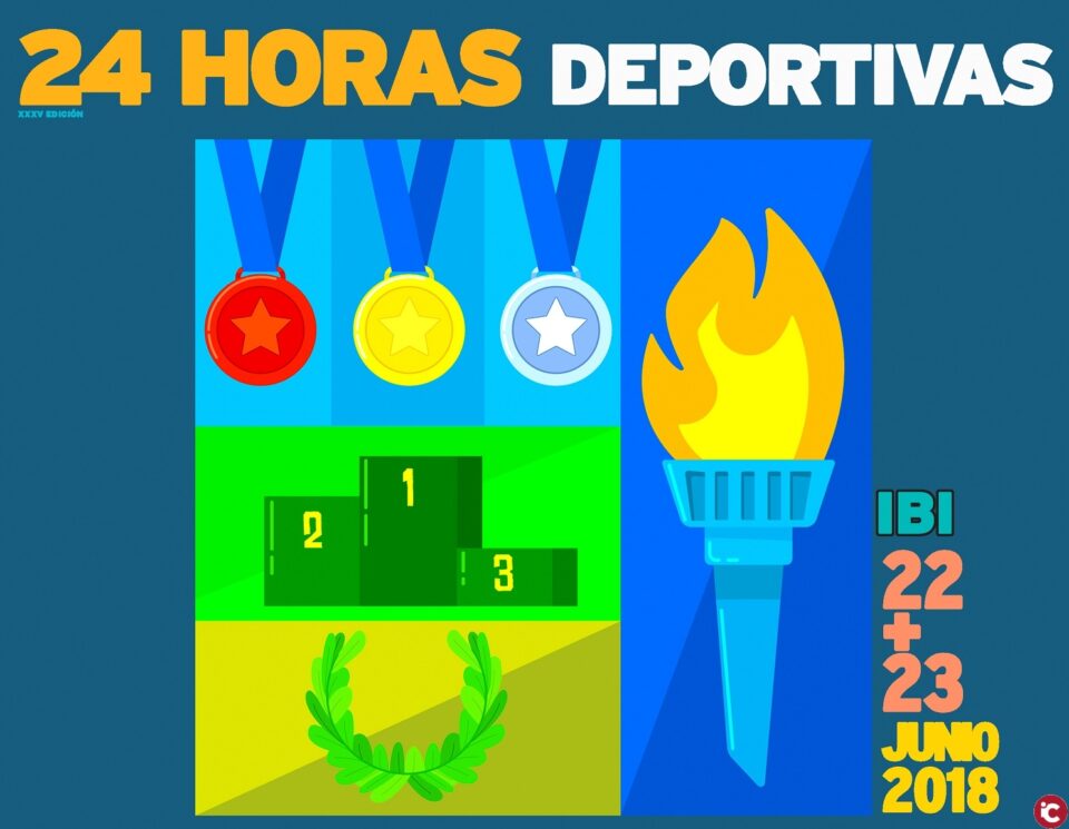 24 Horas Deportivas en Ibi 22 y 23 de junio en el Polideportivo Municipal