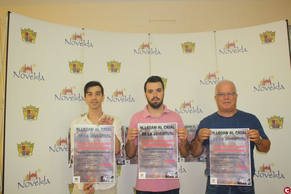 Juventud organiza talleres de maquillaje e interpretación zombie