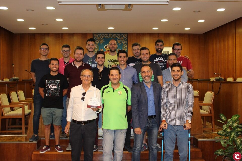 Recepción en el Ayuntamiento al Futsal Ibi por su ascenso a 2ª División B