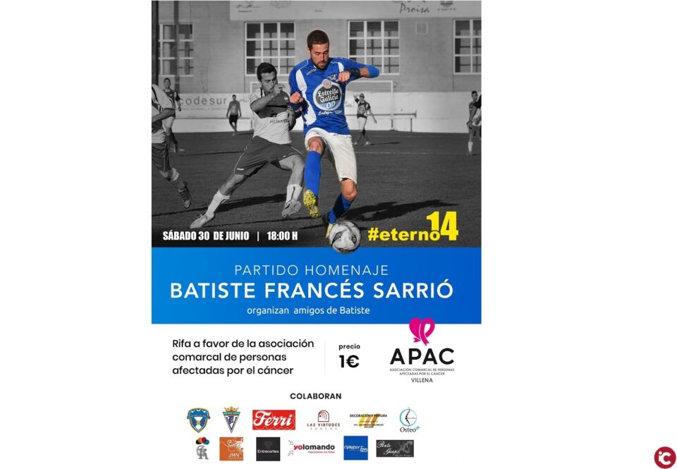 Partido homenaje a Batiste Francés en La Solana