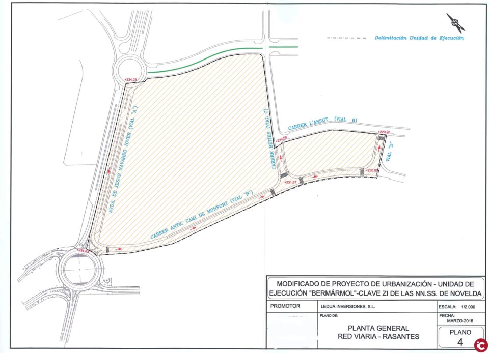El Ayuntamiento aprueba el proyecto de urbanización de la unidad de ejecución de Barmármol
