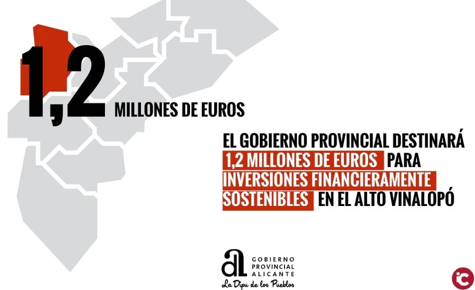 La Diputació d'Alacant destinarà 1