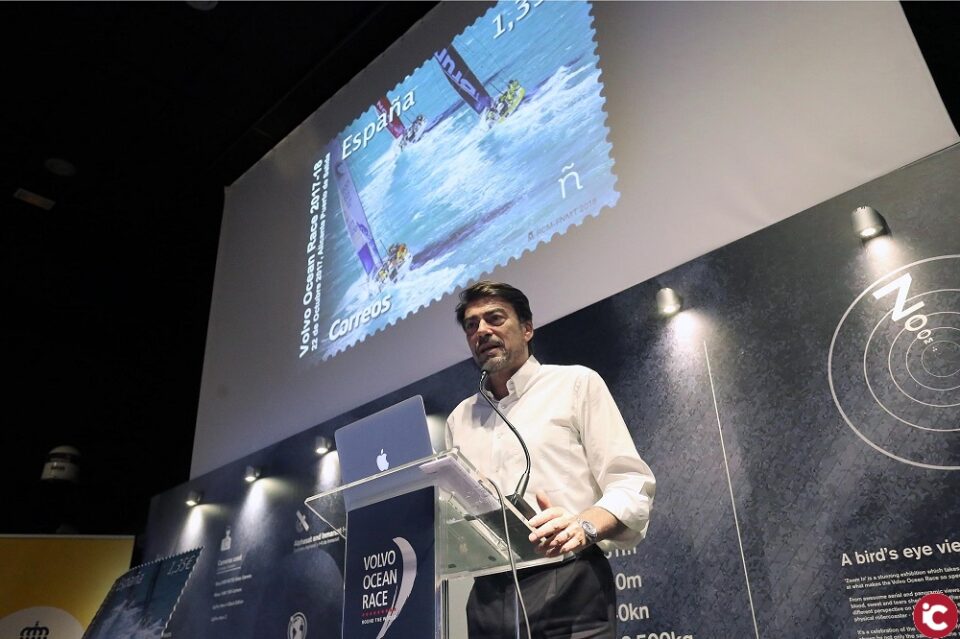 Alicante promociona la VOLVO OCEAN RACE con un sello emitido por Correos para rendir tributo a la ciudad donde se celebra la competición mundial como puerto de salida