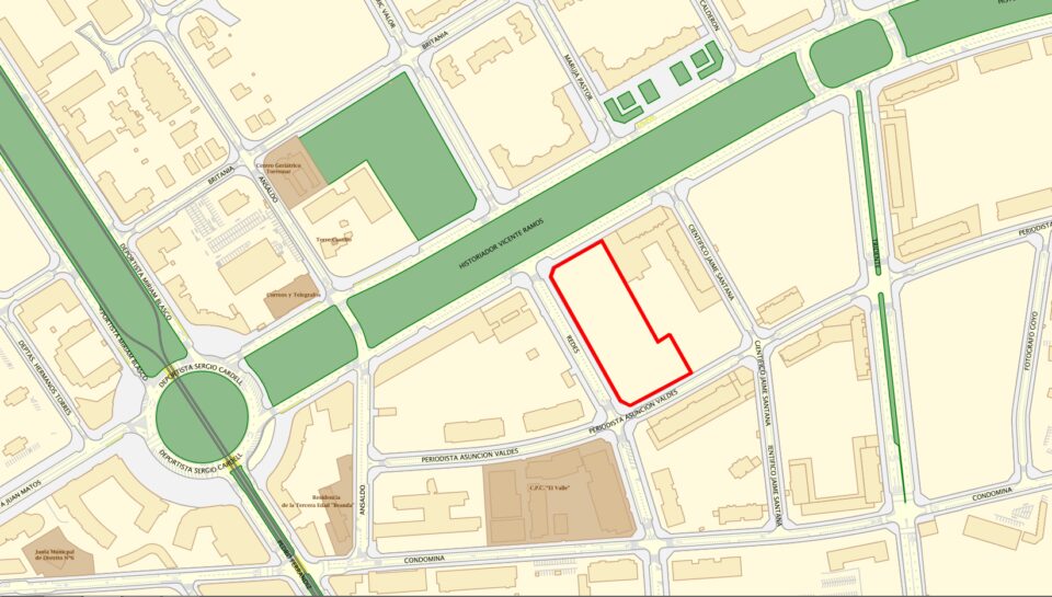 El Ayuntamiento saca a concurso una parcela para ofrecer por vez primera en 25 años más de un centenar de viviendas de VPO en la Avenida Historiador Vicente Ramos
