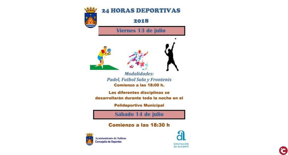 Salinas celebra este fin de semana sus 24 Horas Deportivas