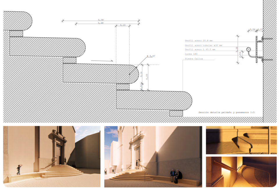 Resultat y acta concurs d'idees per a la remodelació y adequació de l'escala de l'església a la Plaça Major de Banyeres de Mariola