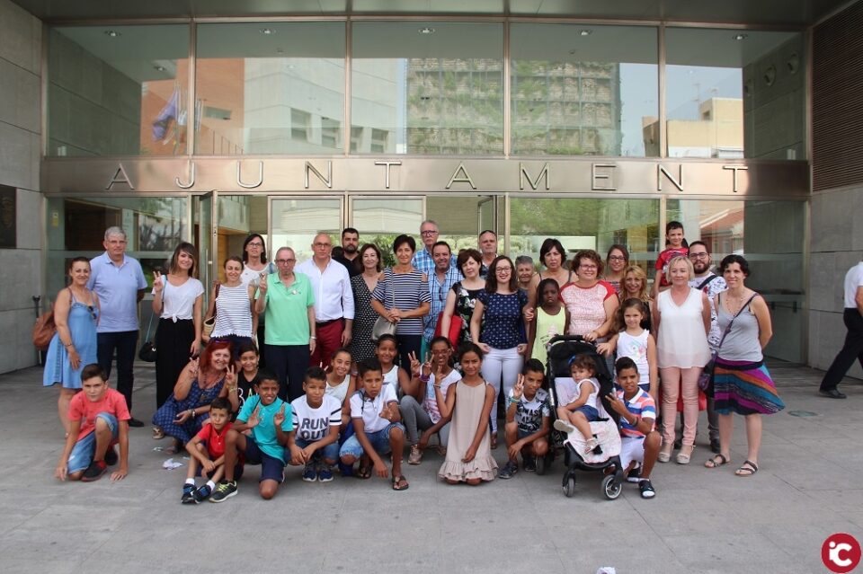 Recepción niños y niñas saharauis