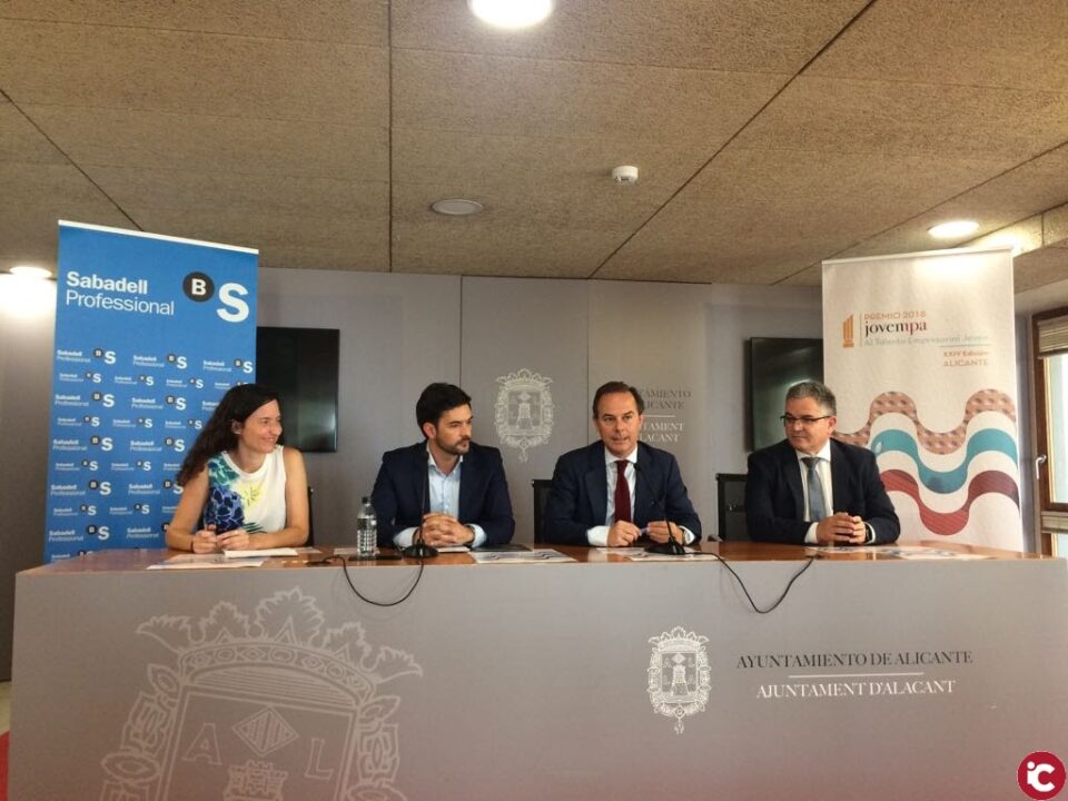 La Gala del Premio JOVEMPA al Talento Empresarial tendrá lugar en el Auditorio de la Diputación de Alicante el 28 de septiembre