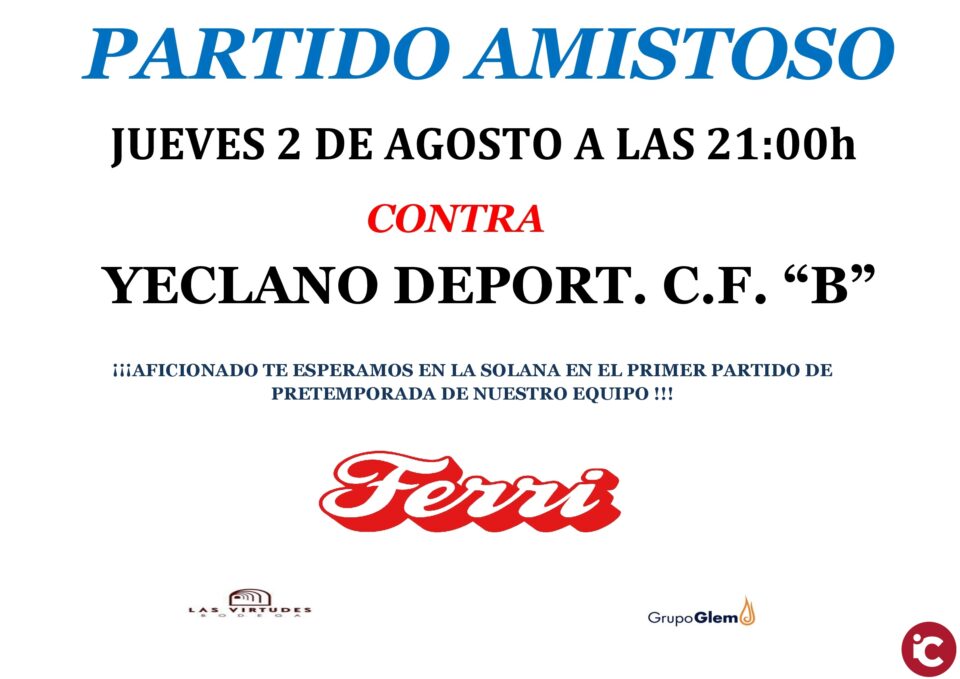 El Villena C.F. juega este viernes su primer partido en casa de pretemporada