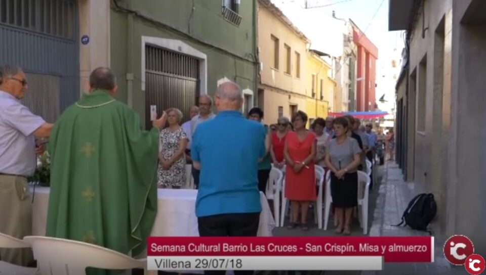 Misa y almuerzo en la XL Semana Cultural Barrio Las Cruces