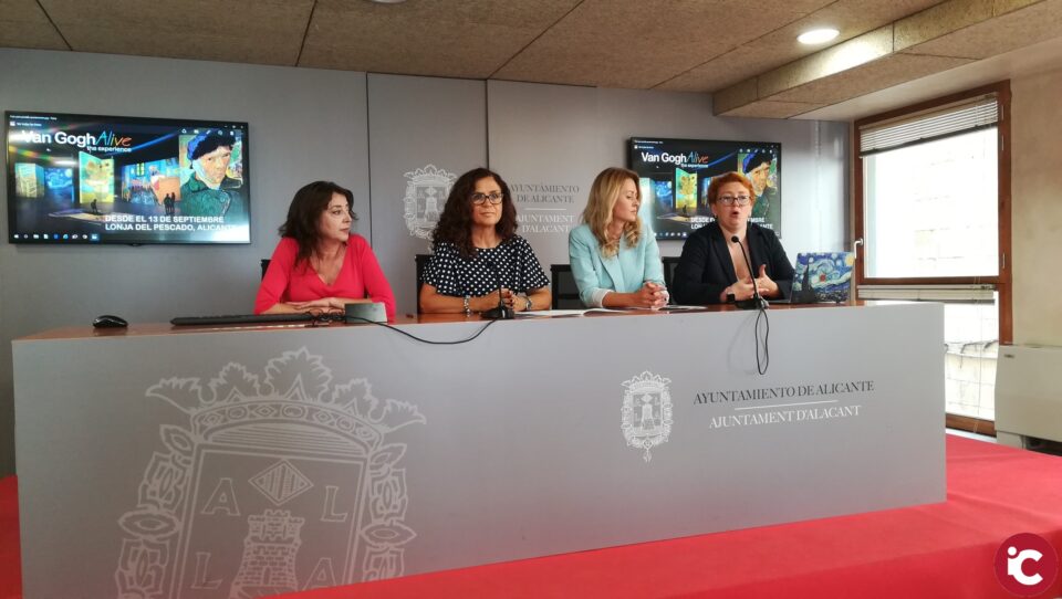 Alicante recibe la exposición Van Gogh Alive - The Experience en septiembre con la exposición multimedia más visitada del mundo