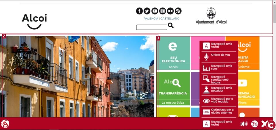 La Web de l'Ajuntament ja és accessible per a persones amb diversitat funcional